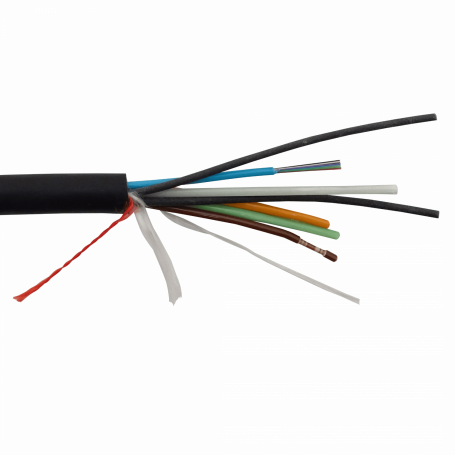 Monomodo Cable 12+Fibras Fibra CFSJ48 CFSJ48 SM 48-Fibras-G652D LSZH 10mm 2-FRP-2,5mm Cable Monomodo x-mt 2km s/gel