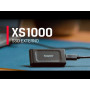 SSD Externos Kingston SXS1000/1000G Kingston XS1000 - SSD - 1 TB - externo port til - USB 3 2 Gen 2 USB-C conector