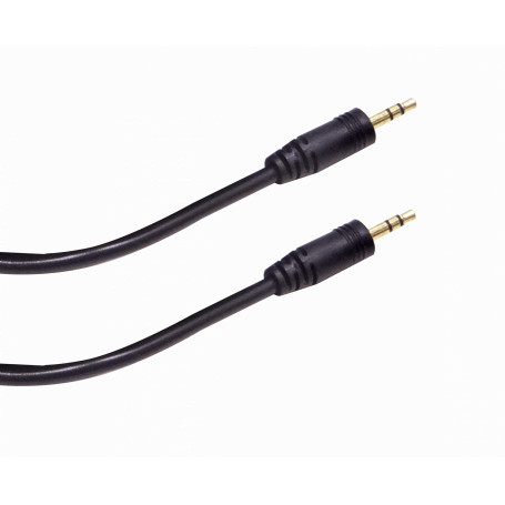 Cable Audio Video Generico AUDIO-10M AUDIO-10M Negro 3,5mm-MM Macho-Macho 10mt Cable Audio Plug-Plug Phone-1/8