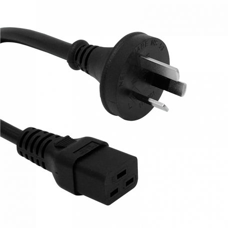 Cable de Poder Generico NRMD NRMD I-Macho C19-Hembra Cable Poder Negro 1,8mt Type-I