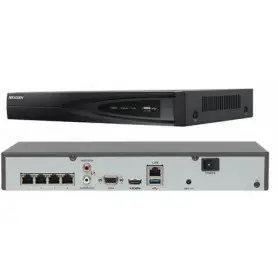 Grabador DVR / NVR HIKVISION DS-7604NI-Q1/4P DS-7604NI-Q1/4P Grabador NVR de 4 Canales 4K Hikvision ProSeries