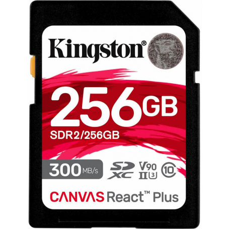 Memoria Flash y acc Kingston SDR2/256GB Kingston - Flash memory card - SDXC Memory Card - UHS-II 300R 260W U3 V9