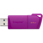 Memoria Flash y acc Kingston KC-U2L64-7LP Kingston - USB flash drive - USB 3 2 Gen 1 - NEON Purple