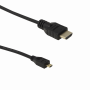 Cable / Extension HDMI GENERICO HDMI-MICRO-2 HDMI-MICRO-2 Cable HDMI-M Micro-HDMI-M 1,5mt 150cm Negro