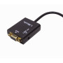 Conversor / Splitter / Switch Generico HDMIVGA HDMIVGA -HDMI-in VGA/DB15-out Audio-out 3,5mm-MM Conversor Video HDMI-M VGA-H