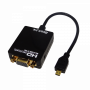 Conversor / Splitter / Switch Generico MHDMIVGA MHDMIVGA -BESTLINK MHDMI-IN VGA/DB15-OUT AUDIO/3,5MM-OUT CONVERSOR VIDEO