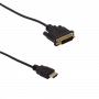 Conversor / Splitter / Switch Generico HDMI-2MMDVI HDMI-2MMDVI -Cable DVI/D/Single-Macho a HDMI-Macho 1,8mt Negro 180cm