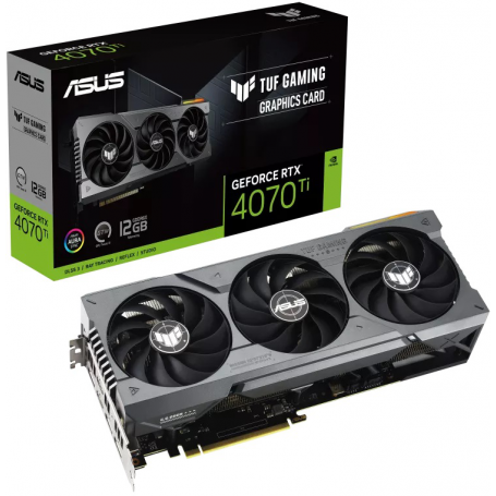 Tarjetas de Video ASUS TUF-RTX4070TI-O12G-GAMING ASUS TUF Gaming GeForce RTX 4070 Ti - OC Edition - tarjeta gr fica - GeForce...