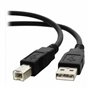XTC-303 Cable Xtech de USB-A a USB-B 3 Mt,USB 2.0, Negro