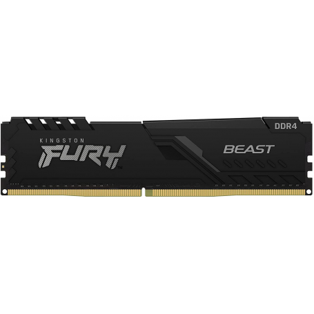 Memoria RAM Kingston KF432C16BB/32GB KF432C16BB/32GB Memoria RAM DDR4 32GB 3200MT/s Kingston Fury Beast Black, CL16, DIMM, In...