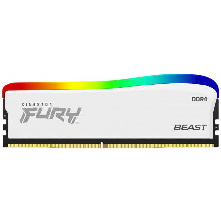 KF432C16BWA/16 Kingston Fury Beast White RGB KF432C16BWA/16 1 x 16GB | DIMM DDR4-3200