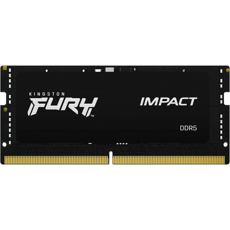 Memoria RAM Kingston KF556S40IB-16 KF556S40IB-16 Memoria RAM Kingston Fury Impact de 16GB DDR5, 5600MHz, CL40, SODIMM