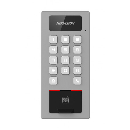 Hikvision - Access control terminal with fingerprint reader and camera - RFID reader
