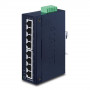 IGS-801M PLANET 8-1000 Switch Indust Admin Riel-DIN Gigabit req-12-48DC/24AC
