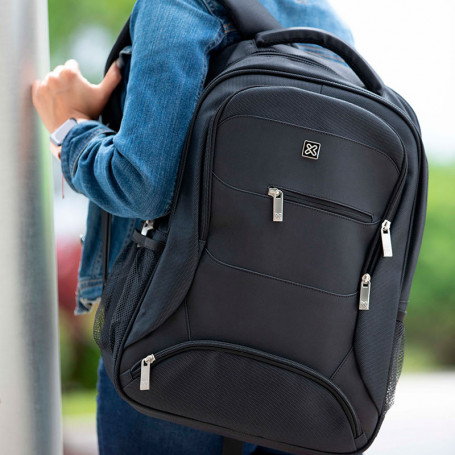 Klip Xtreme - 15 6  - 100D Polyester - Black - Backpack KNB-575