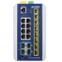 Industrial poe PLANET IGS-638: IGS-6325-8T8S4X PLANET 8-1000-PoE+af/at 8-SFP-2.5G 4-SFP-10G Riel-D Switch Industri L3