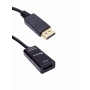 DisplayPort/MiniDP/USB-C Generico UL-DPHDMI-4K UL-DPHDMI-4K -4K HDMI-H a DisplayPort-M Negro Cable-8cm Adaptador Video