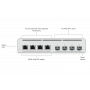 UISP-S-PLUS UBIQUITI Switch 4-2500-PoE27V 4-SFP+10G 27V/160W-tot 100-240VAC