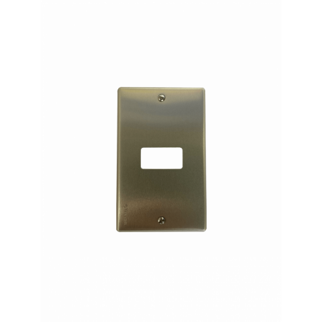Enchufe Mural / Tapa BTICINO EBP503-1 EBP503-1 BTICINO Placa 1 Puesto Modulo Aluminio c/Tornillos