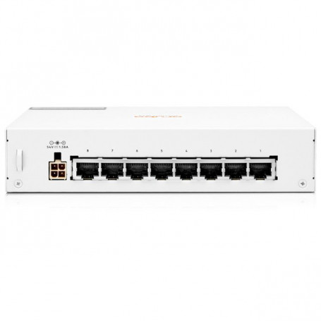 Admin 8-12 PoE Aruba Networks R8R46A HPE Aruba Instant On 1430 8G Class4 PoE 64W Switch - Conmutador - sin gestionar - 8 x 10...