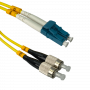 Monomodo 1-6mt Fibra JFSLF1 JFSLF1 1mt LC-FC MonoModo SM Duplex Jumper Cable Fibra 9/125um LSZH