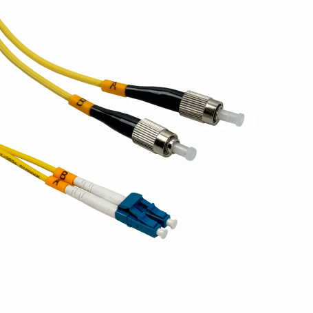 Monomodo 1-6mt Fibra JFSLT2 JFSLT2 2mt LC-ST/UPC MonoModo SM Duplex Jumper Cable Fibra 9/125um 3mm LSZH