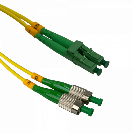 Monomodo 1-6mt Fibra JFSBH2 JFSBH2 2mt LC/APC-FC/APC MonoModo SM Duplex Jumper Cable Fibra 9/125um
