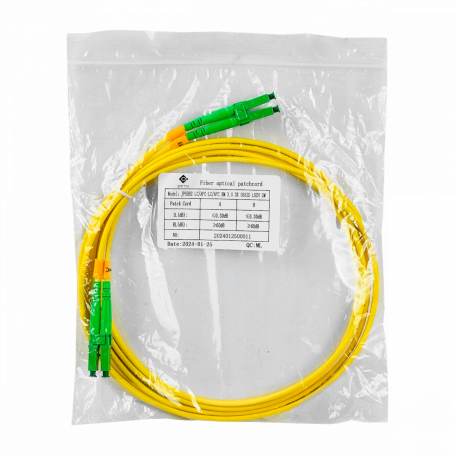 JFSBB2 2mt SM LC/APC-LC/APC MonoModo SM Duplex Jumper Cable Fibra 3.0mm ...