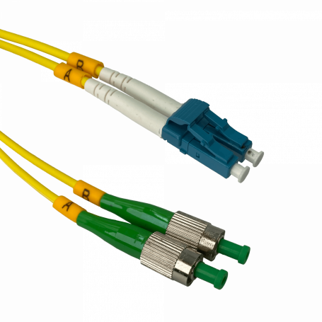 Monomodo 1-6mt FIBRA JFSHL3 JFSHL3 3mt FC/APC-LC/UPC MonoModo SM Duplex Jumper Cable Fibra 9/125um 3mm