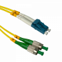 Monomodo 1-6mt FIBRA JFSHL3 JFSHL3 3mt FC/APC-LC/UPC MonoModo SM Duplex Jumper Cable Fibra 9/125um 3mm