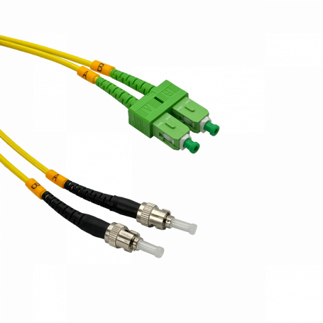 Monomodo 1-6mt FIBRA JFSAT3 JFSAT3 3mt SC/APC-ST/UPC MonoModo SM Duplex Jumper Cable Fibra 9/125um 3mm
