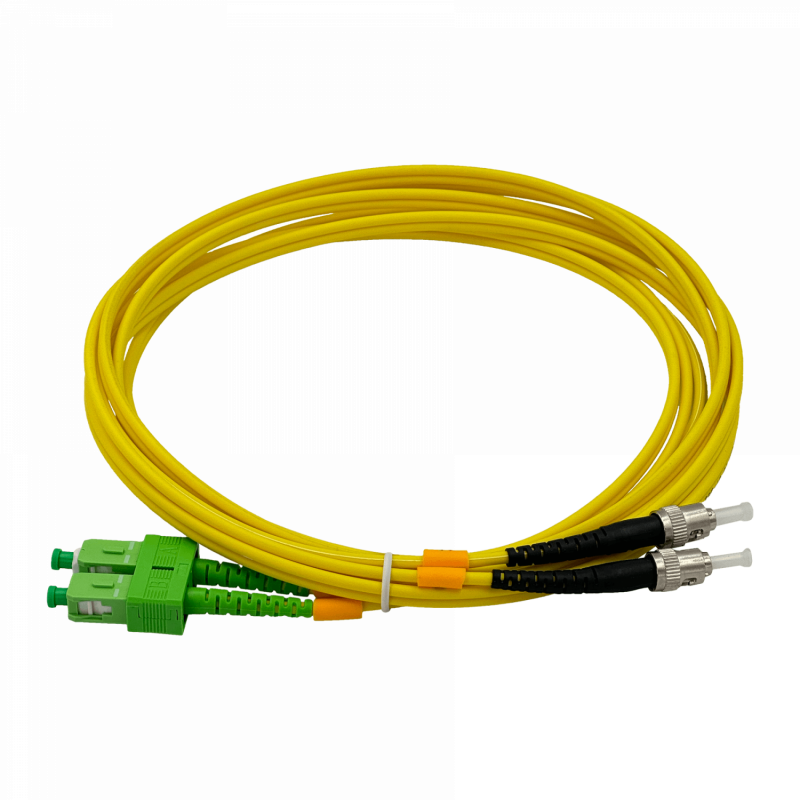 JFSAT3 3mt SC/APC-ST/UPC MonoModo SM Duplex Jumper Cable Fibra 9/125um 3mm