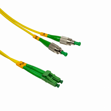 Monomodo 1-6mt FIBRA JFSBH5 JFSBH5 5mt LC/APC-FC/APC MonoModo SM Duplex Jumper Cable Fibra 9/125um