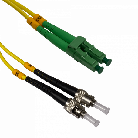 Monomodo 1-6mt Fibra JFSBT5 JFSBT5 5mt SM LC/APC-ST/UPC MonoModo SM Duplex Jumper Cable Fibra 3.0mm 9/125