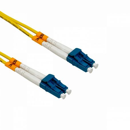 Monomodo 1-6mt Fibra JFSLL2 JFSLL2 LSZH 2mt LC-LC MonoModo SM Duplex Jumper Cable Fibra 3.0mm 9/125um