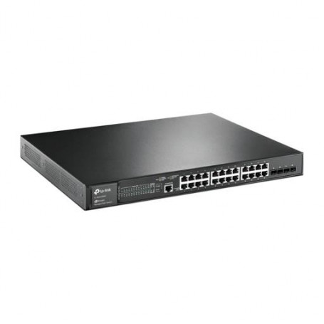 1000 Administrable TP-LINK TL-SG3428MP TL-SG3428MP TP-LINK RS232 22-1000 4-SFP-Combo 24-PoE+af/at 320W-tot Switch Admin