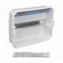 Caja Gabinete Plastico Lexo CADIN-12E CADIN-12E LEXO Tablero Embutido LSZH 12 Modulos Riel Din IP41 IK08 5396512