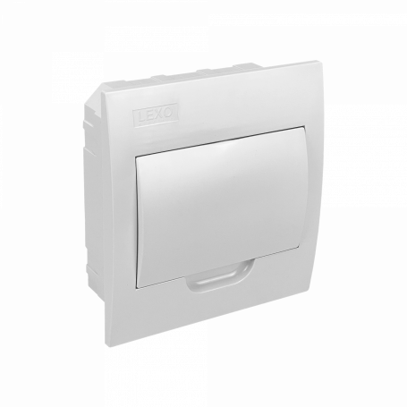 Caja Gabinete Plastico Lexo CADIN-08E CADIN-08E LEXO Tablero Embutido LSZH 8 Modulos Riel Din IP41 IK08 5396508