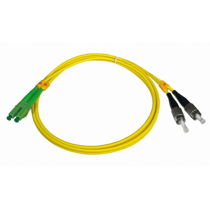 JFSBF1 3mt LC/APC-FC/UPC MonoModo SM Duplex Jumper Cable Fibra 9/125um 3mm