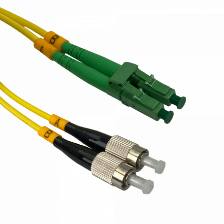 Monomodo 1-6mt Fibra JFSBF5 JFSBF5 5mt LC/APC-FC/UPC MonoModo SM Duplex Jumper Cable Fibra 9/125um 3mm