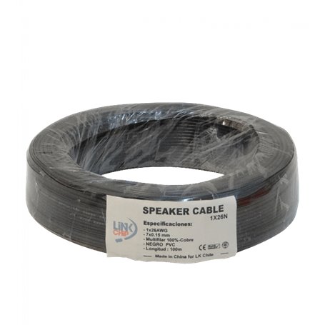 1X26N -Negro 1x26awg 1x0,13mm2 100mt Cable Conductor Aislado Simple
