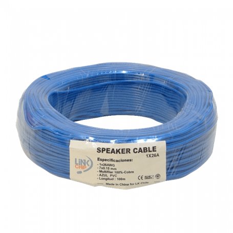 Conductor 0,1-0,9mm2 Otras Marcas 1X26A 1X26A Azul 1x26awg 1x0,13mm2 100mt Cable Conductor Aislado Simple
