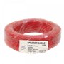 Conductor 0,1-0,9mm2 Otras Marcas 1X26R 1X26R Rojo 1x26awg Cobre 0,13mm2 100mt Cable Conductor Aislado PVC 7x0,15mm