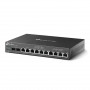 Multiwan 1000mbps TP-LINK ER7212PC TP-LINK ER7212PC V1 - Router - conmutador de 8 puertos - GigE - Puertos WAN 4 - montaje en...