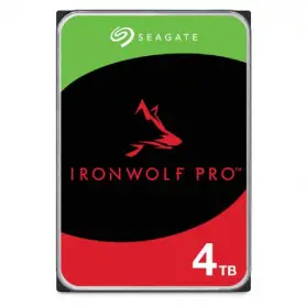 Discos Duros Seagate ST4000NT001 ST4000NT001 Disco Duro Seagate IronWolf Pro de 4TB 3.5", SATA 6Gb/s, 7000rpm, 256MB Caché