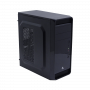 Cajas / Gabinetes Generico XTQ-210 XTQ-210 -XTECH Gabinete ATX 500W Negro 2-USB-AH 2-3,5mm-H