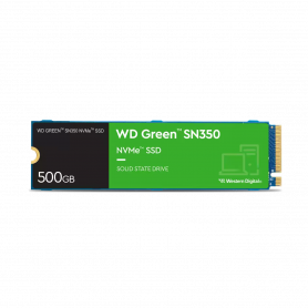 SSD Internos Western Digital WDS500G2G0C WD Green SN350 - SSD - 500 GB - interno - M 2 2280 - PCIe 3 0 x4 NVMe
