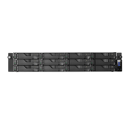 Almacenamiento NAS ASUSTOR AS6512RD/Rail AS6512RD AS6512RD NAS Asustor 12-Bahias Rack 2U Intel Atom® C3538 8GB Ampliable, 2-2.5G