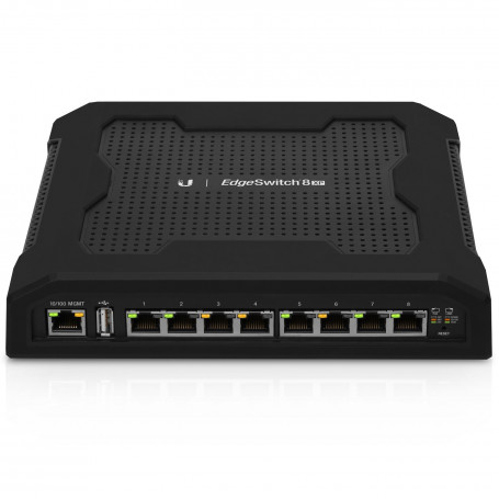 Admin 8-12 PoE Ubiquiti ES-8XP ES-8XP UBIQUITI Switch 8-1000-PoE24/48V 1-RJ45-mgmt 150W-tot Admin TS-8-PRO