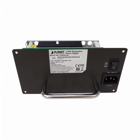 Chasis / Modulo / PCI PLANET MC-15RPS130 MC-15RPS130 PLANET Fuente Redundante para Chasis MC-1500R 100-240VAC 130W